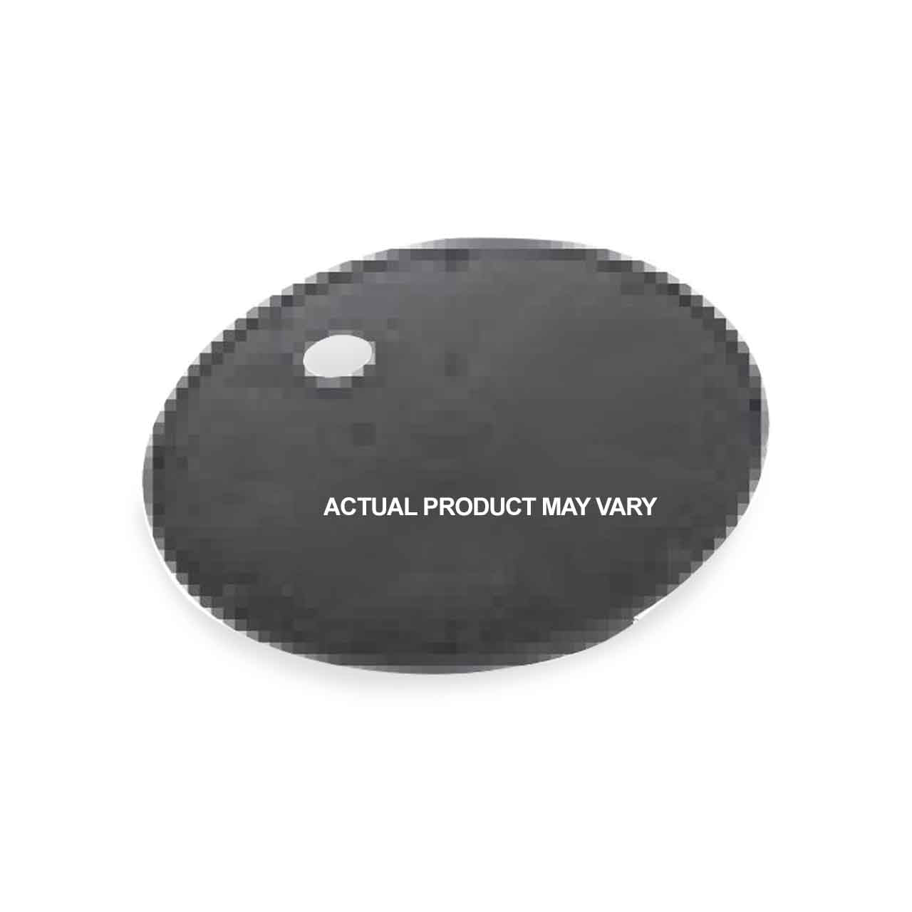 Topp C18WSE 14G 2.50" Single Hole Steel Cover for 18" Poly Basins