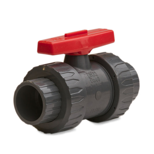 TVI 0150SBBML Safety Block True Union Ball Valve 1.5" Socket and Threaded