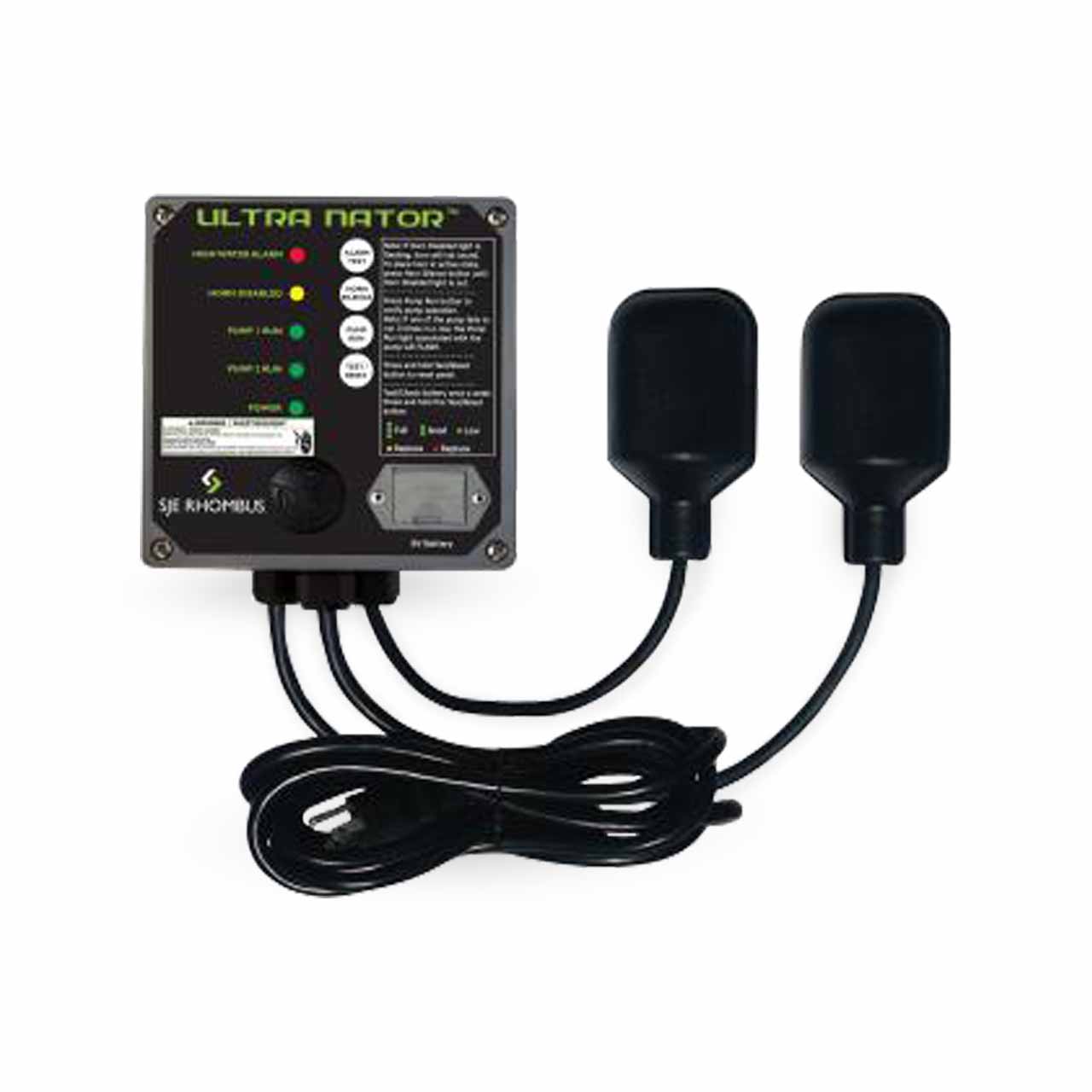 SJE-Rhombus 1032893 Ultra Nator & two 20' SJE VerticalMaster II 120V (9V Secondary)