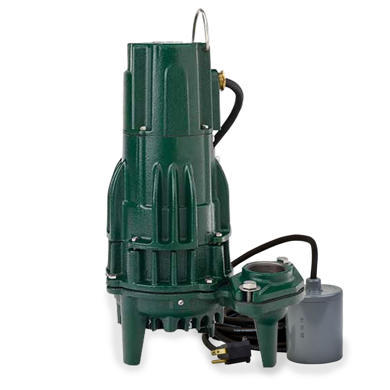 Zoeller 165-0030 Model BE165 High Head Effluent Pump 1.0 HP 230V 1PH 20' Cord Automatic