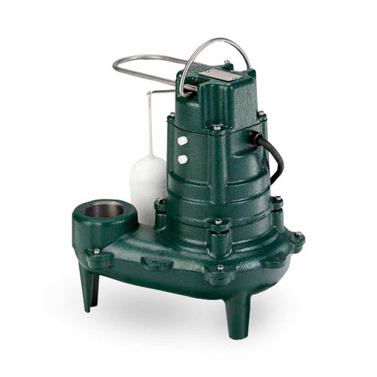 Zoeller 266-0033 Model M266 Sewage Pump 0.5 HP 115V 1PH 15' Cord Automatic
