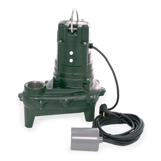 Zoeller 266-0030 Model BN266 Sewage Effluent or Dewatering Pump 0.5 HP 115V 1PH 25' Cord Automatic