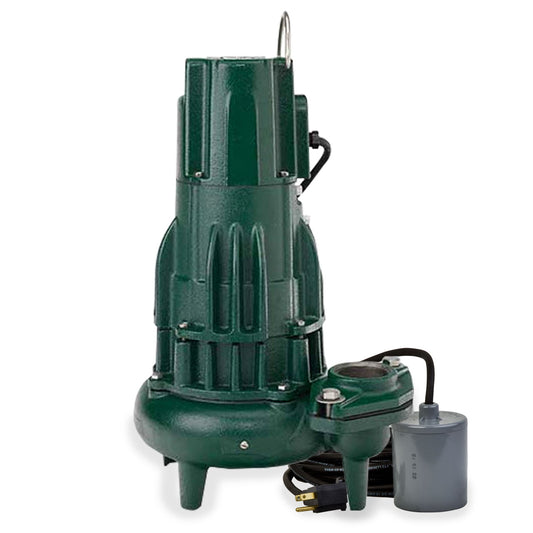 Zoeller 282-0034 Model BN282 "Waste-Mate" Pump 0.5 HP 115V 1PH 35' Cord Automatic