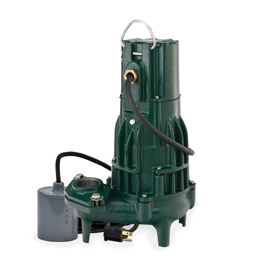 Zoeller 295-0040 Model WD295 High Head Sewage Dewatering Pump 2.0 HP 230V 1PH 20' Cord Automatic