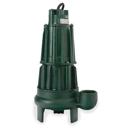 Zoeller 641-0019 Model J641 Sewage Waste Dewatering Non-Clog Pump 3.0 HP 200V 3PH 35' Cord Vertical Discharge