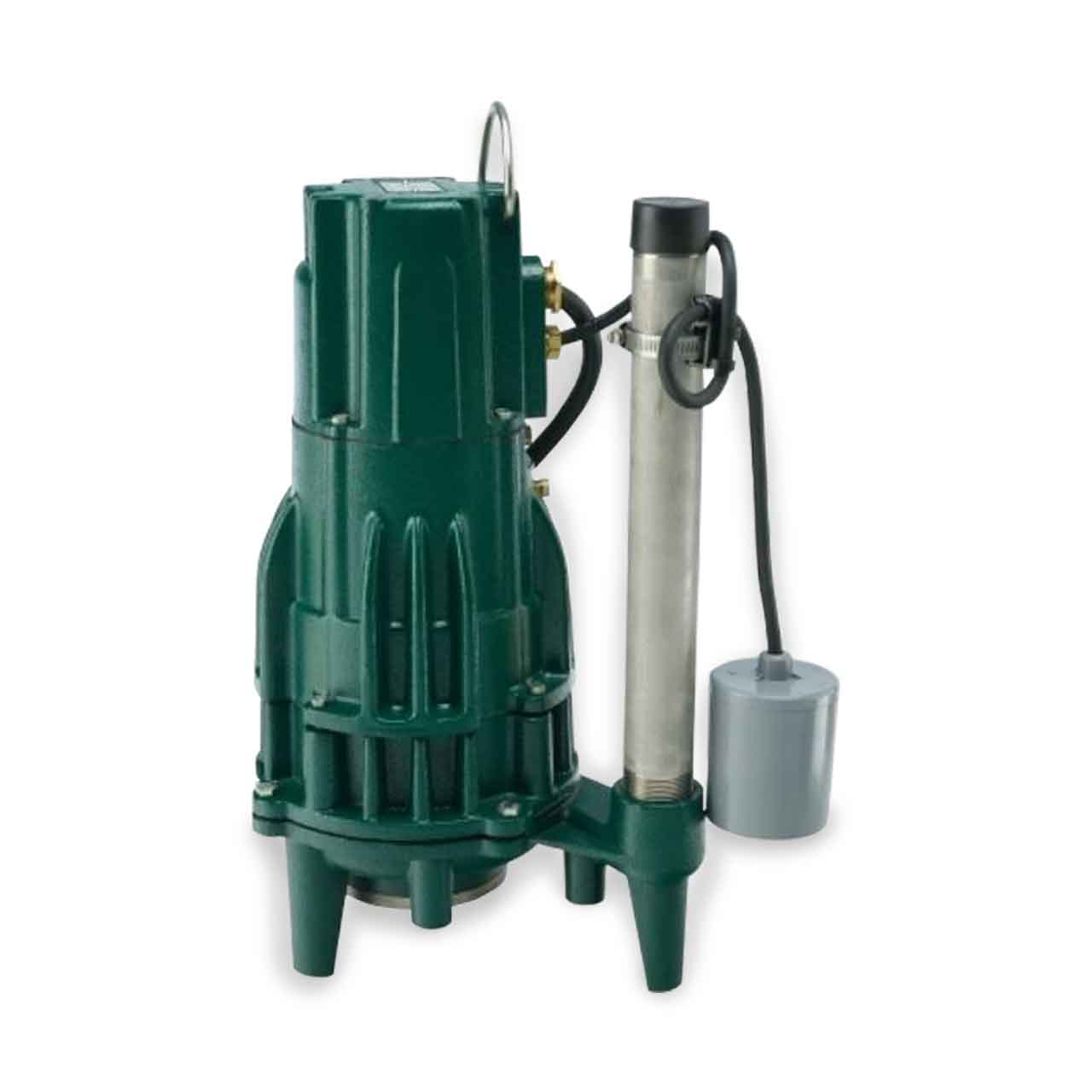 Zoeller 818-0007 Model WD818 "Shark" Single Directional Grinder Pump 1.0 HP 230V 1PH 20' Cord Automatic