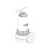 Barnes 4SEV2846DS Submersible Double Seal Solids Handling Pump 2.8 HP 460V 3PH 30' Cord Manual