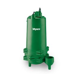 Myers P52D Cast Iron Effluent S.T.E.P. Pump 0.5 HP 230V 1 PH Double Seal w/Probes 20 Cord Myers P Series, Myers P51, P51S, P52D, P52, P102, P102D, Effluent pumps, sump pumps