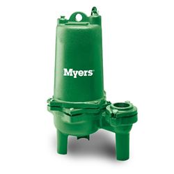Myers WHR15H-03 High Head Sewage Pump 1.5 HP 200V 3 PH Manual 20 Cord Myers WHRH, Myers WHR15H, WHR15H-11, WHR15H-01, WHR15H-21, WHR15H-03, WHR15H-23, WHR15H-43, WHR15H-53, sewage pump, ejector pump, solid sewage pump, solids handling pump