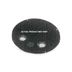 Topp C18SS 18" Diameter 14G Simplex Black Epoxy Steel Cover for 18" for Poly & Fiberglass Basins