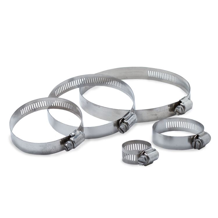 Various Hose Clamp Mfrs. - Stainless Steel Hose Clamp Hex 3-1/8 to 5 SAE  68 #CSSH172SS